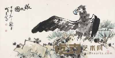 赵成立 鹰 138*70cm