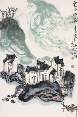 朱修立 山水