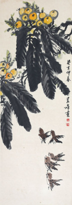 郑若泉 枇杷鸟
