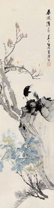 朱梦庐 春风得意 立轴