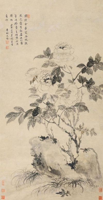 蒋廷锡 壬寅（1722）年作 洛阳风韵 镜片
