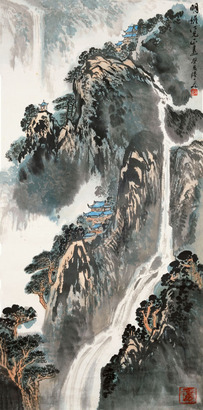 陆一飞 山水