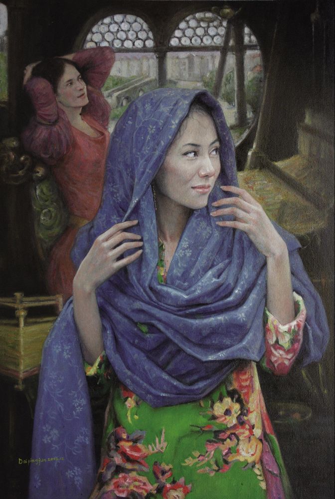 戴平均 2013年作 遥远的声音 110×75cm