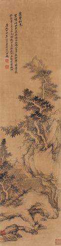 吴历 山水立轴
