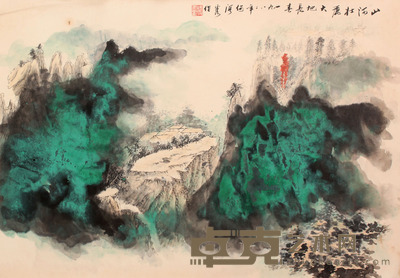 何海霞 山河壮丽镜片 54×78