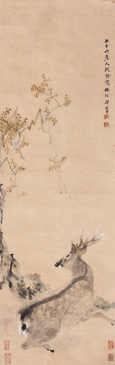纸贴画鹿