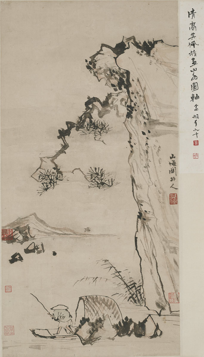 高其佩 山水(指画)