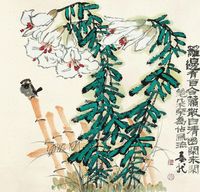 孙墨龙 花鸟 立轴