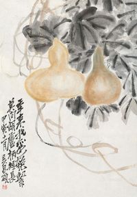 吴昌硕 葫芦图