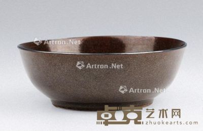 茶叶未釉海碗 直径28.5cm