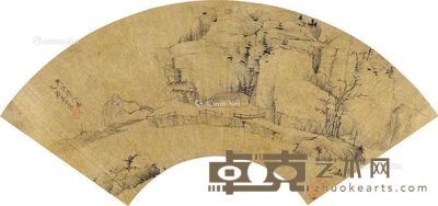 渐江 山水 18×51cm