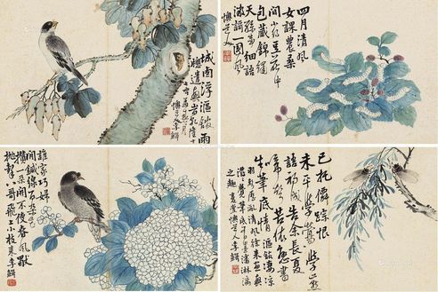 李鱓 花鸟