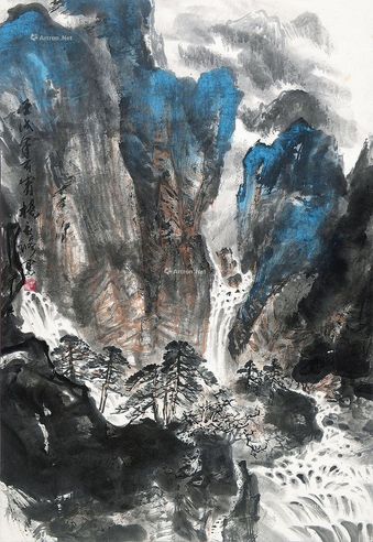 杨应修 秋山飞瀑
