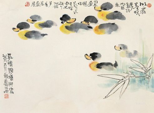 郑乃珖 春江水暖