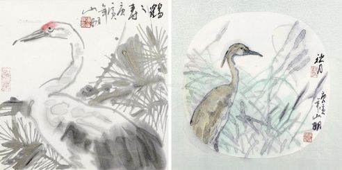 吴山明 花鸟