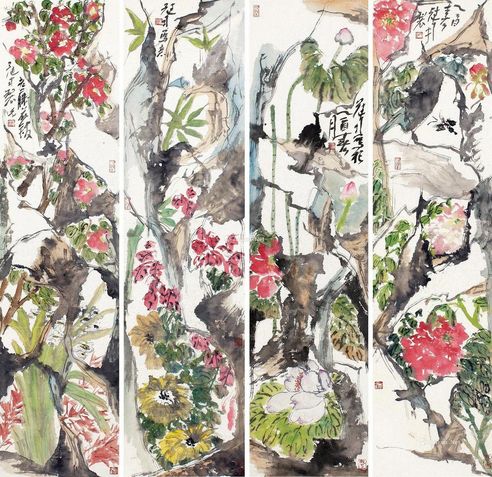 吴冠南 花卉