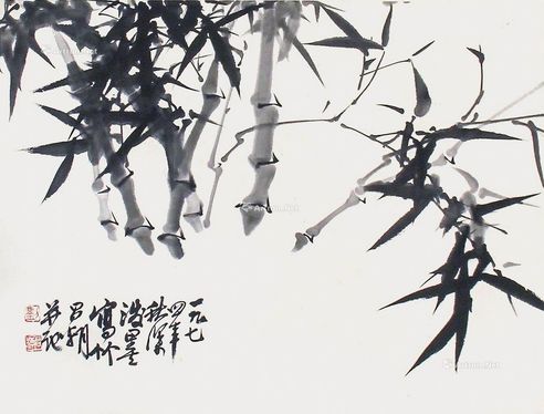 刘昌潮 墨竹