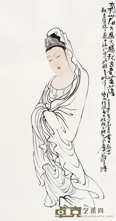 林良丰 观音 133×68cm