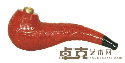 红珊瑚烟斗 长：12.5cm