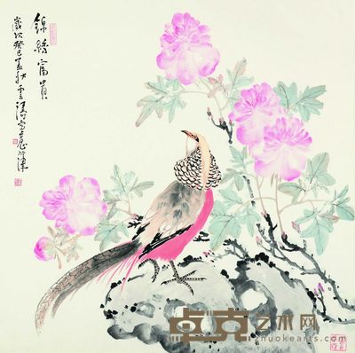 李云涛 锦绣富贵 70×69cm 约4.2平尺