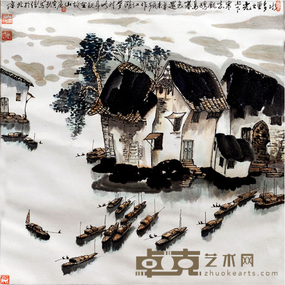 风景 马笃信 67×67约4.0平尺