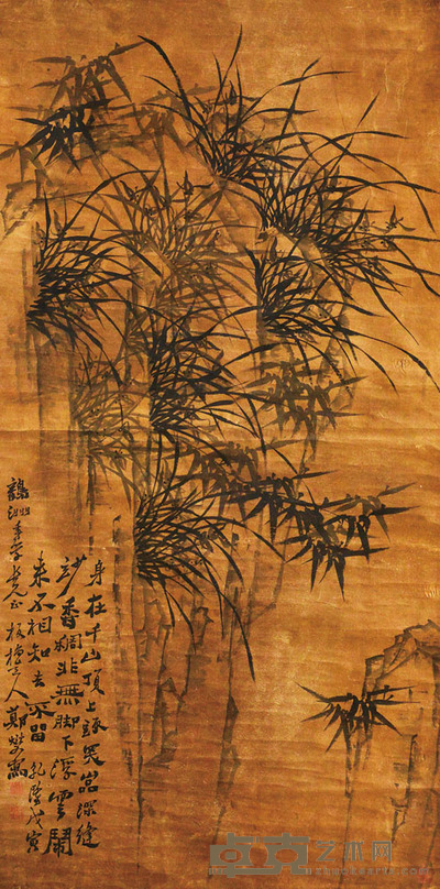 兰草 郑板桥 184×93约15平尺