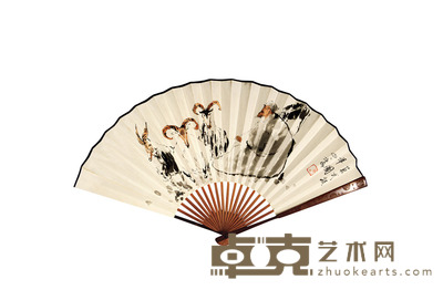 苏武牧羊图 王明明 20×60