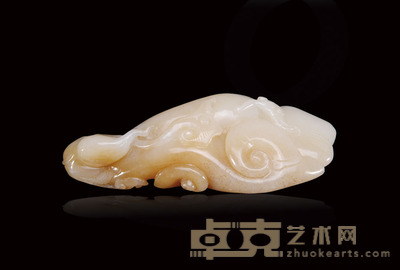 和田玉如意把件 11.5×4.8