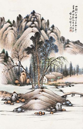 张子绅 山水