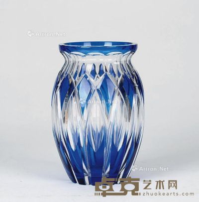 19世纪末期 水晶花瓶 高20.5cm