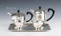 1905年 奇彭代尔风格银制咖啡具 （五件）