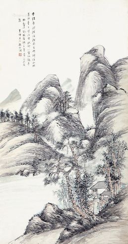 杨伯润 山水