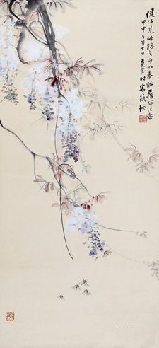 马万里 紫藤蜜蜂