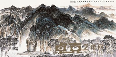 许钦松 雨后清韵 69×138cm