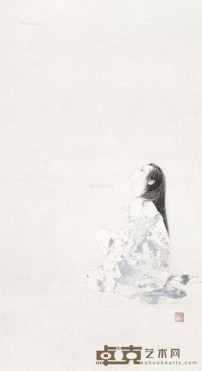 罗寒蕾 独舞·三 65×36cm