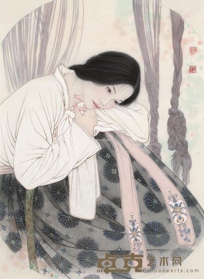 任乘鋈 静 75×55cm
