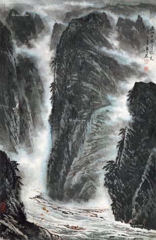 岑学恭 巫山大宁河风光