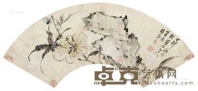吕翔 花石 15×49cm