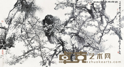 李国俊 梅花 97×178cm 约15.54平尺