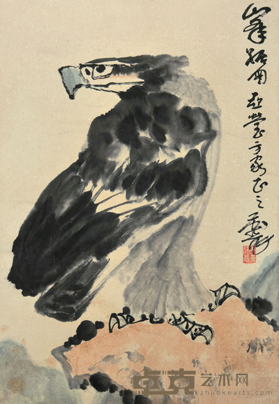 李燕 峰踞图 66×44.5cm 约2.64平尺
