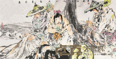 陈卫建 惠安春远 69.5×137cm 约8.57平尺