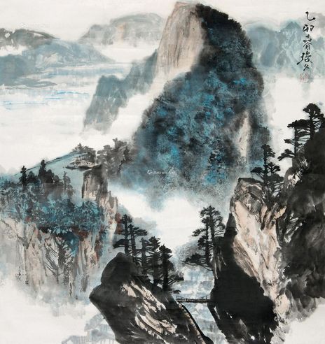 李琼久 山水