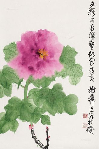 谢稚柳 芙蓉