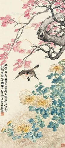 严烈花鸟