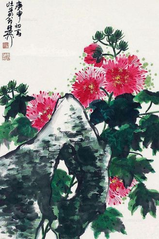 谢稚柳 花卉