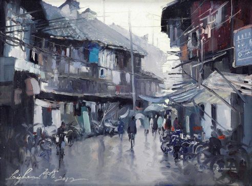 雷震 老上海街景一