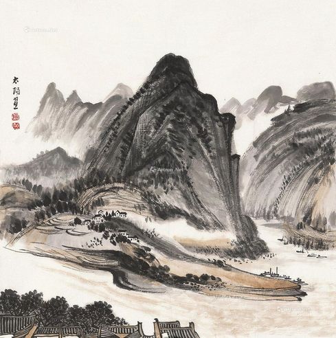 杨太阳 山水