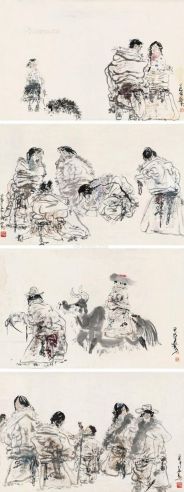 王孟奇己巳（1989年）作藏族人物