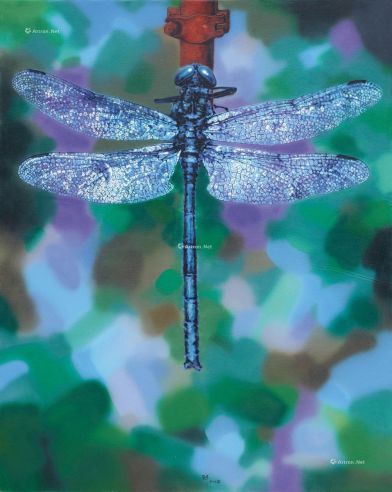 曹静萍2003年作蜻蜓·二零零三 系列之二 丙烯