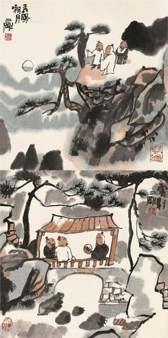 刘二刚 弄风嘲月 云影